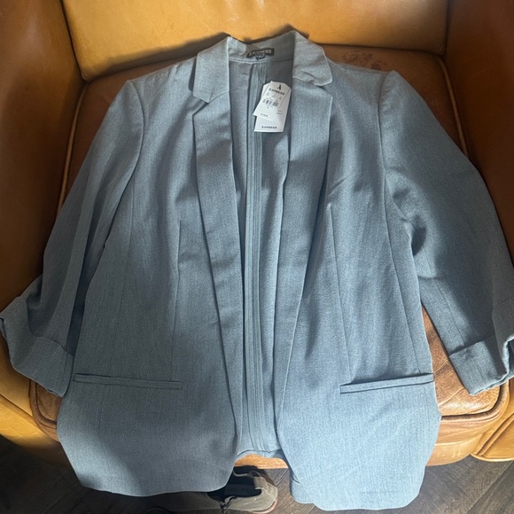 Express Jackets & Blazers - Express women’s grey Open-Front Blazer